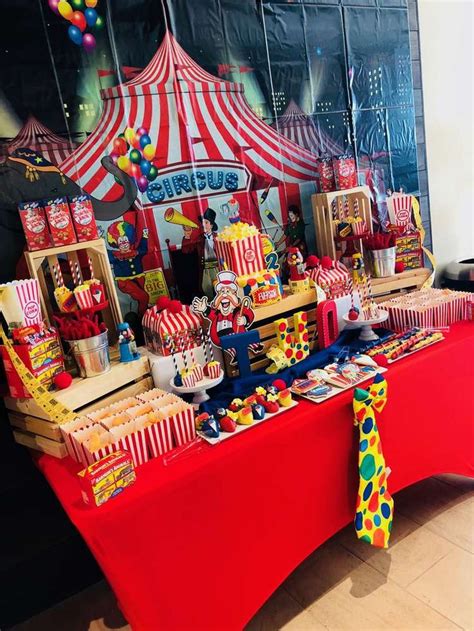 Carnival Inspired Birthday Party Ideas | Photo 6 of 25 | Circus birthday party theme, Carnival ...