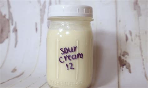 How to Make Sour Cream From Raw Milk - 1898 Mama