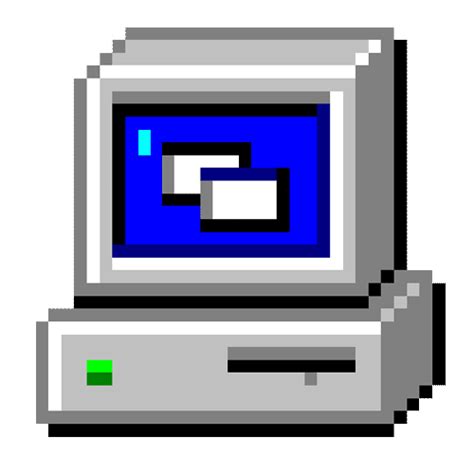 Vintage Computer Sticker for iOS & Android | GIPHY