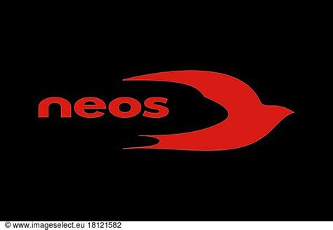 Neos airline Neos airline, logo, black background,background dark-colored,background plain ...