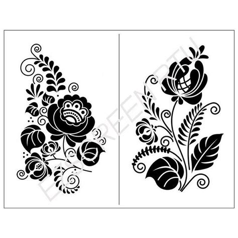 Floral Design Combo, Various Sizes | Flower embroidery designs, Screen printing designs, Learn ...