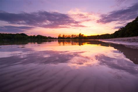 Calm Ocean during Sunset · Free Stock Photo