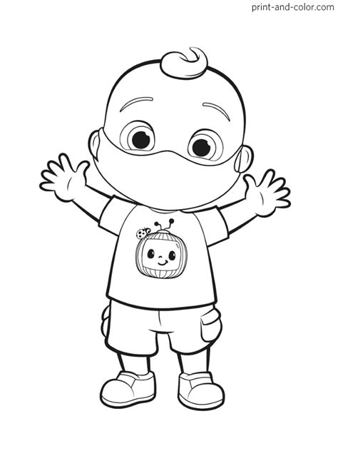 Cartoon Printable Cocomelon Coloring Pages Hd Coloring Pages For Kids | Images and Photos finder