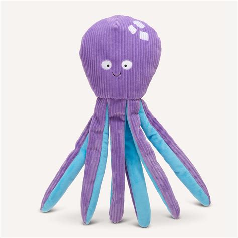 Joyhound Bite Shield™ Protection Plush Octopus Dog Toy - Squeaker, Crinkle