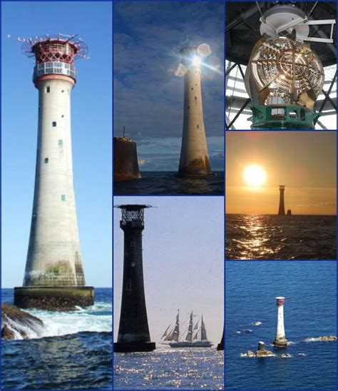 The Eddystone Lighthouse is on the dangerous Eddystone Rocks, 9 statute miles (14 km) south of ...