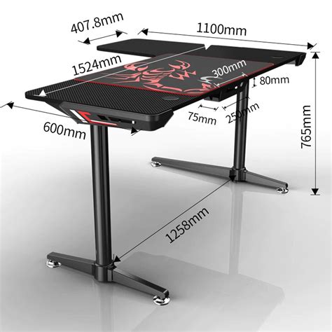 Eureka Ergonomic L60 L-Shaped PC Gaming Desk – Ergo Standing Desks