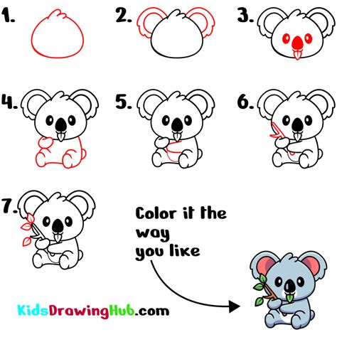 Top 154+ cute koala drawing - seven.edu.vn