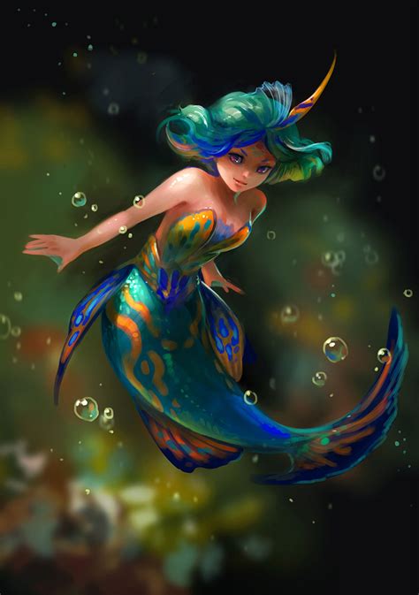 Mermay by sandara on @DeviantArt | Mermaid artwork, Mermaid art, Mermaid painting