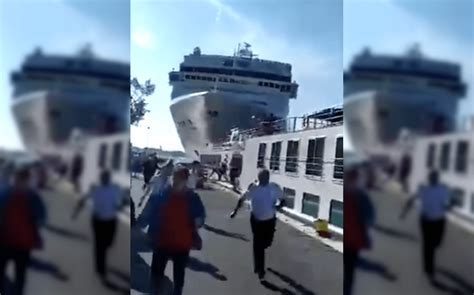 Two Australians Injured After Enormous Cruise Ship Collision At Venice Dock