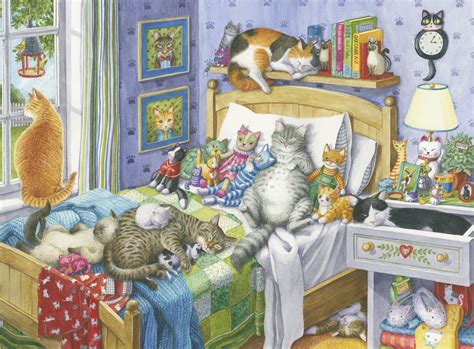 Ravensburger Cat Nap 500 Piece large format jigsaw Puzzle