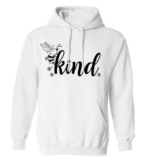 Bee Kind Cute Hoodie - newgraphictees.com Bee Kind Cute Hoodie