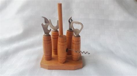 Wine Bottle Bar Set 5 Corkscrew Set Corkscrew Soviet - Etsy