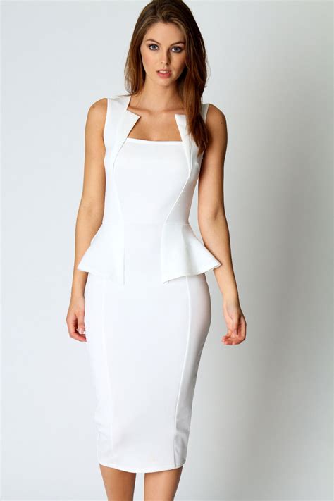 White Midi Dress Picture Collection | DressedUpGirl.com