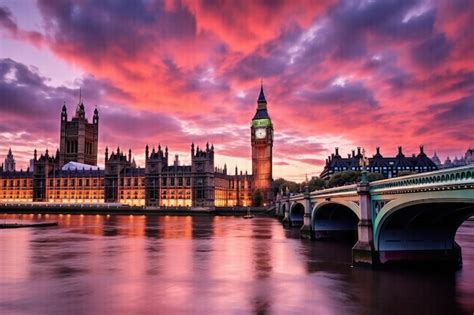 Premium AI Image | London's Iconic Big Ben and Houses of Parliament A Captivating Photo of UK's ...