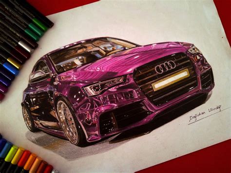 Drawings of Ultra Shiny Automobiles | Car drawing pencil, Car drawings ...