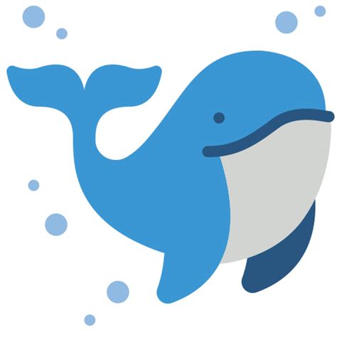 Whale Basic Miscellany Flat icon