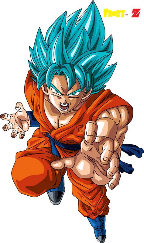 Goku Super Saiyan Blue by ChronoFz on DeviantArt