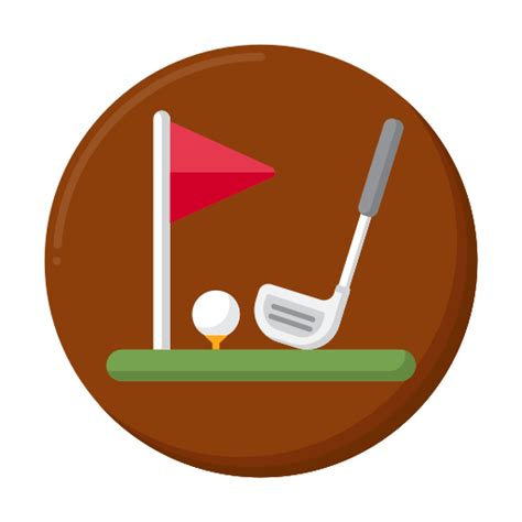 Golf course Flaticons Flat icon