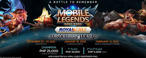 MOBILE LEGENDS TOURNAMENT - Royal Cable