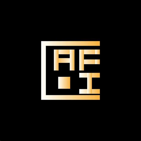 AFI letter logo vector design, AFI simple and modern logo. AFI luxurious alphabet design ...