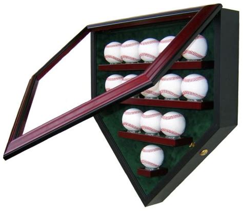 14 Baseball Display Case - Homeplate Shape - High Quality | Sports ...