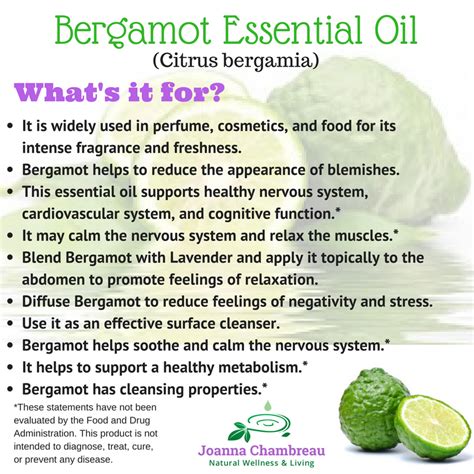 Bergamot Essential Oil - Key Benefits & Uses | Bergamot essential oil, Essential oils, Oils