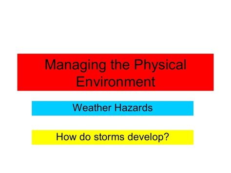 Weather Hazards 1