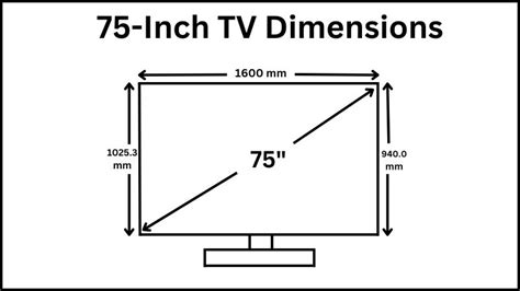 75 Inch TV Dimensions (How Wide Is A 75″ TV)