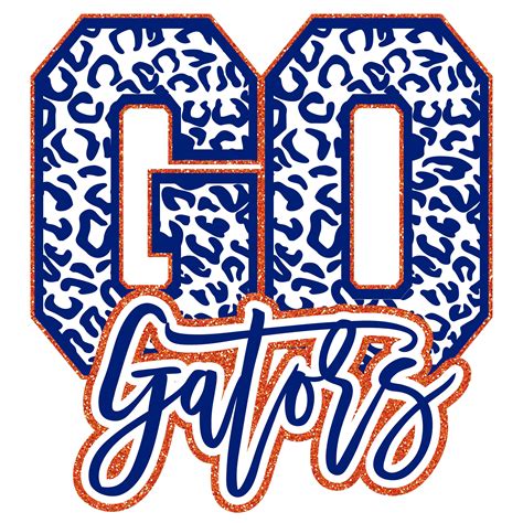 GO Gators Leopard PNG/SVG - Etsy