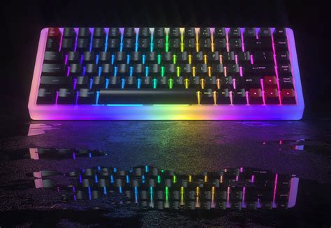 Marsback RGB 75% Keyboard Has a Sweet Translucent Case