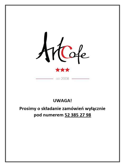 artcafe_menu | PDF