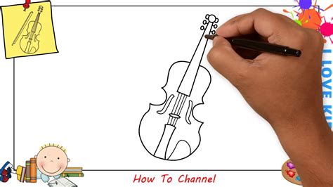 How To Draw A Violin Step By Step Easy Following a drawing tutorial for eyes is only part of the ...