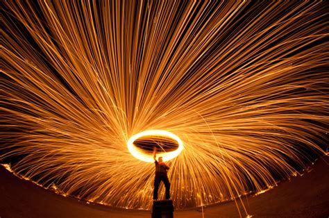 Fire spinning - Free Stock Photos | Life of Pix