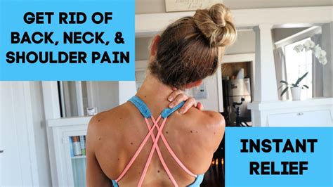 Instant Relief For Upper Back Pain l Neck Pain l and Shoulder Pain l Knots and Tight Muscles ...