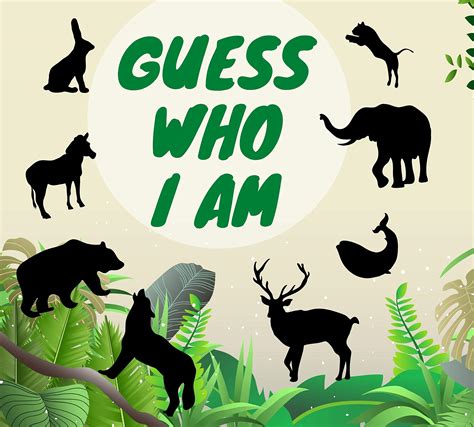 Guess Who I Am: Fun Facts and Learning About Animals, A Fun Activity and Guessing Game for ...