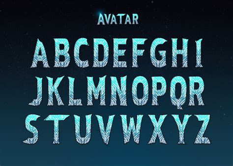 Avatar Font Free Download - FreeFontDL