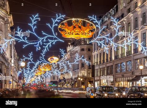 The regent street christmas lights in central london hi-res stock photography and images - Alamy