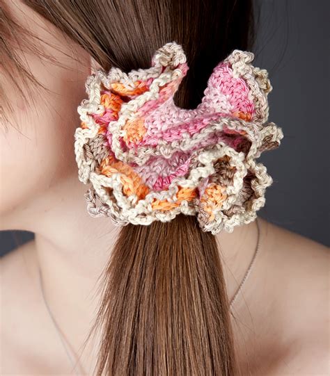 Nicely Created For You: Sherry - A Crocheted Ponytail Hair Holder