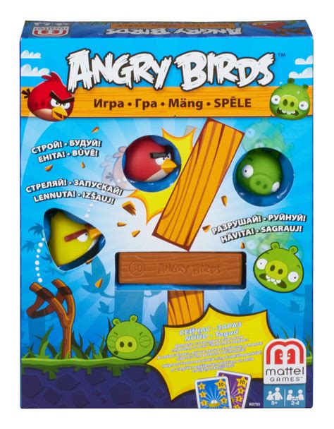 Mattel Angry Birds Knock On Wood Game