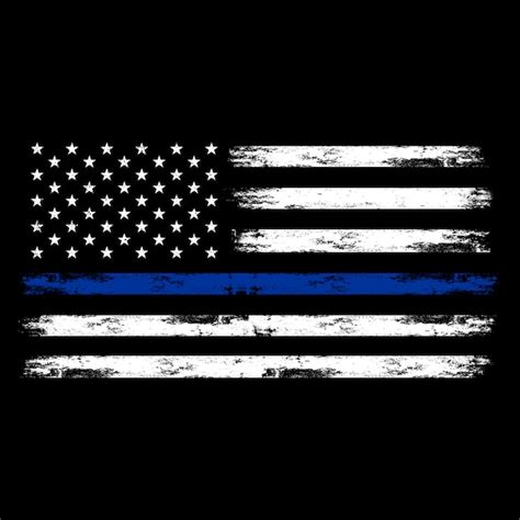 Premium Vector | American Flag, American Police Flag, Thin Blue Line ...