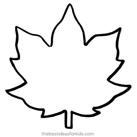 Leaf Template - The Best Ideas for Kids