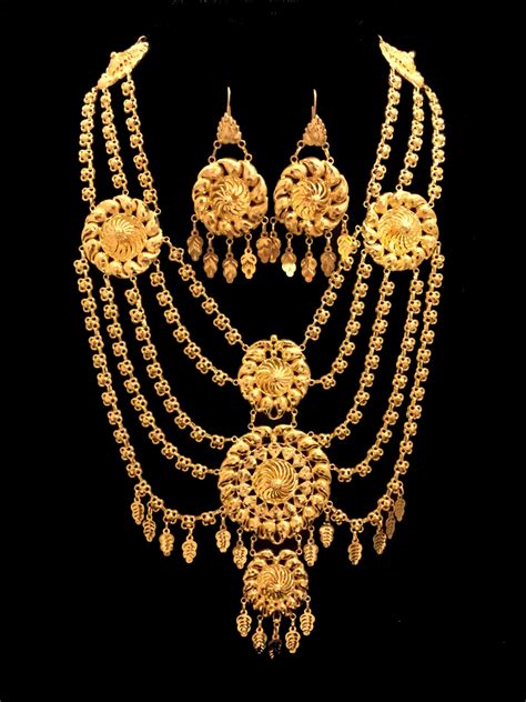 Yellow Gold Necklace set | Alquds Jewelry - Part 2