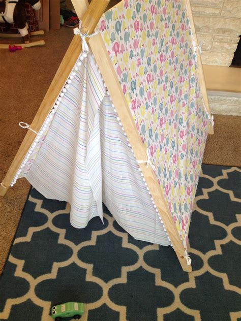 Mommy Vignettes: No-Sew A-Frame Tent Tutorial