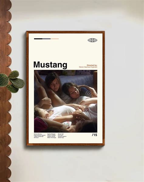 Mustang Poster, Vintage Inspired Poster, Vintage Poster sold by Milicent Prolongation | SKU ...