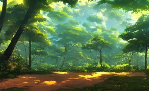 Anime Background Scenery Forest