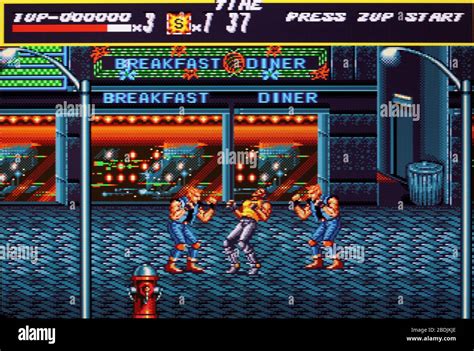 Streets of Rage - Sega Genesis Mega Drive - Editorial use only Stock Photo - Alamy