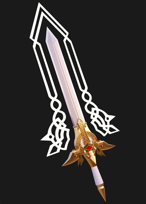 ArtStation - Excalibur The Sacred Sword, Anas Khan | Arte conceptual ...