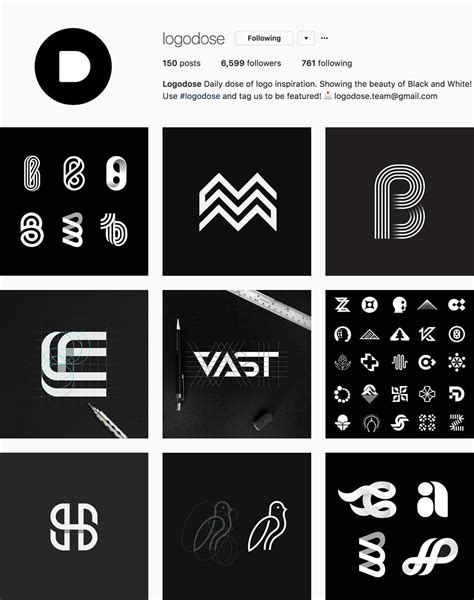 Black and White Line Logo - LogoDix