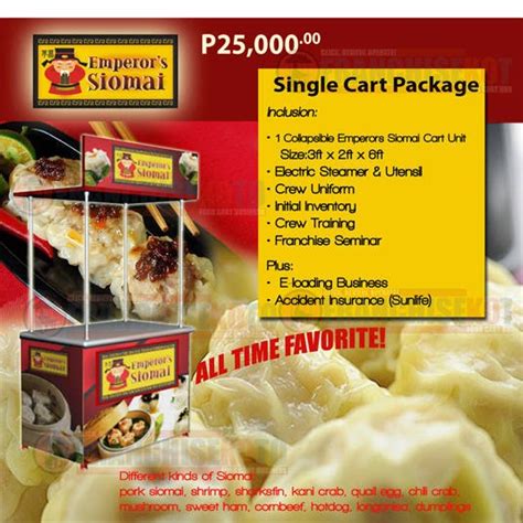 Master of Siomai Franchise Food Cart atbp.: Emperor’s Siomai Food Cart