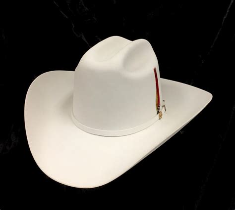 Stetson 100X "El Presidente" White fur felt cowboy hat – David's Western Wear